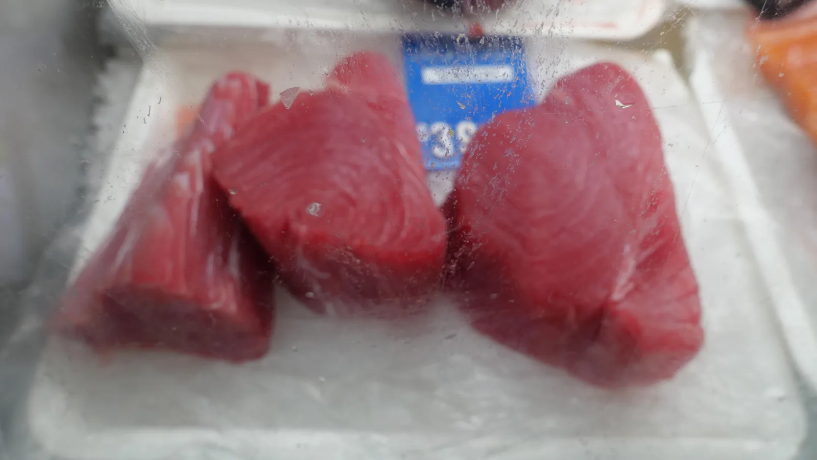 Fresh tuna cutlets